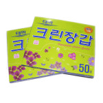 태화 크린위생장갑 50매 일회용 비닐 요리 장갑 : 다르마