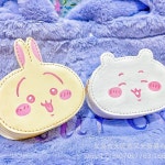 G1473 먼작귀 미니 파우치 수납 귀여운 키링 페이스 하치와레 우사기 : 쿠마네상점