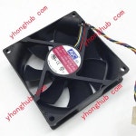 AVC DS08025R12U 64CFM P140 DC 12V 0.70A 80x80x25mm 서버 냉각팬 : 도원상사
