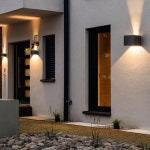 실내 및 LED 벽 램프 IP65 방수 알루미늄 조명 표면 장착 큐브 정원 베란다 스콘스 NR-155 : 십룡산업