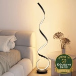 현대 LED 플로어 램프 알루미늄 나선형 거실 연구실 호텔 아파트 코너 장식 조명기구 : 십룡산업