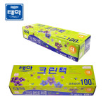 태화 크린팩 위생팩 대형 100매 비닐팩 30x45 식품 보관 물건 정리 위생백 : 다르마