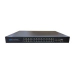 포엠아이텍 4MI-G2404FPM / 기가 24포트 PoE허브 / SFP 4포트 L2 PoE 스위칭허브 : 도매자재창고