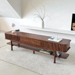 로포텐 로코 템바보드 원목 높은 TV 거실장 서랍장 티비다이 2000 : Lofoten 로포텐