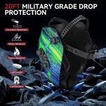 ARCCAPTAIN 3.94 X3.66 대형 뷰 스크린 용접 헬멧 트루 컬러 자동 다크닝 후드, 태양광 구동 4호 센서, ARC TIG MIG 마스크용 와이드... 