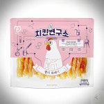 피랩 치킨연구소 젤리꽈배기 애견대포장간식 기호성좋은 강아지육포간식 : 솔이네펫