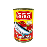 안주 반찬 센츄리 555 핫 토마토 소스 정어리 통조림 캔 155g : 티피마트