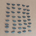 ZZRSDAN 40 PCS 우드러프 키/문 키, 48cc/80cc 모터 가스 전동 자전거 : 레인보우젤리s