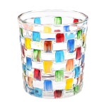 탑타임 티라이트 캔들 홀더 패턴이 있는 스테인드글라스 보티브 캔들 홀더 테이블 중앙 장식용 로맨틱 모자이크 티 라이트 홀더 컵 크리스마스... 