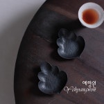 [다도 다기받침] 예향원 구리 수공예 공방 빈티지 일엽 순동 찻잔 받침 E-10566 : 예향원