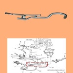 Delica Space 기어 가열 다리미 튜브 MR189710 : 다은니