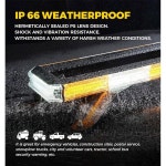 XPRITE 42 인치 비상 대형 LED 경고등 점멸 라이트 스트로브 옥상 330 : 식스엘리