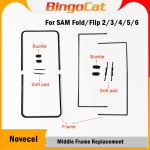 핸드폰케이스 Novecel 갤럭시 Z 폴드 6 2 3 4 5 플립 중간 프레임 베젤 교체 F741 F731 F711 F721 F9460 F9560 F9260 : 칠칠CP