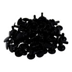 스프링필드 가죽 회사 SLC 블랙 도금 더블 캡 리벳 중형 100팩 : 베네직구