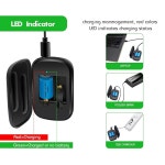 충전기 3 7v 14250 배터리, 이온 1/2팩 AA 배터리 4개로 레이저용 3 6볼트 LS 14250, ER14250, 3v CR14250 배터리 교체 가능 : 다다글로벌1