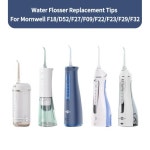 Mornwell F18/D52/F27/F09/F22/F23/F29/F32 Water Flosser 구강 세정기 용 4 Pcs 교체 팁 : 유하33번지