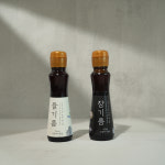 익산구시장 정읍떡기름집 들기름 참기름 수입산 150ml : 정읍떡기름집