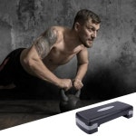 1쌍 유산소 피트니스 스테퍼베이스 조정 가능한 카디오 페달 운동기 기본 장비 액세서리 : 루미스일렉트릭