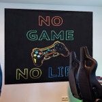 NAG 대형 패브릭 포스터 게임라이프 M 패브릭가리개 창문가리개 장식소품 : 나깽이마켓