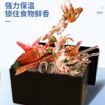 보온 배달 박스 상자 보관 급식 도시락 50L 상품 식사 보냉 : 앰글로벌