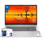 HP 17인치 터치스크린 노트북 , MS Office Pro, 17.3인치 HD 디스플레이, 10코어 Intel 7-150U 5.4GHz , 16GB RAM, 1TB SSD, 백라... 