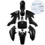 CLEO 플라스틱 페어링 바디 워크 키트 세트 7개 50cc 70cc CRF50 미니 더트 바이크용 white : 초이스푼