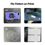 Voron 0.1 빌드 플레이트 텍스처 PEI + 부드러운 PEO 표면 스프링 강판 인쇄 베드 120x120mm(자석 베이스 포함) 업그레이드 : 누누마켓스
