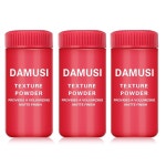 다무시 3PCS 헤어 텍스처 파우더, 여성용 플러피 오일 컨트롤, 하루 종일 부드러운 유지, 폴보 텍스츄리자도르 파라 카벨로 홈브레 : 벨로오나001