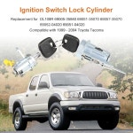 도어 락 실린더 및 키가 장착된 WMPHE 점화 스위치 1999 2000 2001 2002 2003 2004 도요타 타코마 69005-35840 69051-35070 DL108R... 