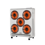 한솔 전기히터 5구 하이라이트 대형 난로 업소용 사무실 교회 식당 난방기 : 비즈니크