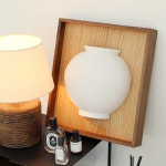 다복 담결 달항아리 입체 액자 원목 풍수 거실 인테리어 집들이 개업 선물 전통 : 주식회사 서봄