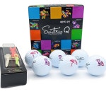 [판촉상품] 세인트나인 Q 6구 화이트 + 세인트 나인 골프티 (x 10개 묶음) : 굿스기프트