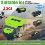 파워 휠 어댑터용 40V 배터리용 2개 로봇용 충전기 어댑터 Rc 카 트럭용 도크 전원 : 플로랄페스티벌