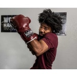 제목 복싱 올드 스쿨 가죽 스파링 글러브 2.0 - 글러브, 트레이닝 MMA 오즈 킥복싱 펀칭 백 Black 14 oz : 직구일곱 픽