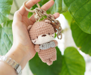 [코바늘DIY] 해달이 수달이 키링 미니 인형 만들기 + 동영상 : JW손뜨개