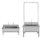 대걸레 세척통 마대 개수대 화장실 스텐 공장 학교 (304) 60cmx60cmx55cm : trust 쇼핑몰