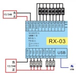 8in 7 out PLC 프로그래밍 가능 컨트롤러, 시간/시퀀스 제어 릴레이 켜기 및 끄기, 솔레노이드 밸브 RX-03 : 수정공구