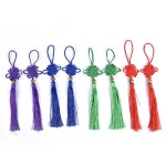 2PC  매듭 술 DIY 펜던트 쥬얼리 의류 장식 액세서리 자동차 키 가방 공예 프린지 : 엘준글로벌