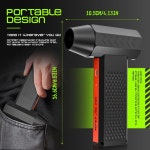 400000RPM 전기 터보 팬, 3-in-1 블로워 & 진공청소기 150LM LED 조명, 200W 강력 에어 더스터 (원탭 폭력 M) : 투애니원코퍼레이션