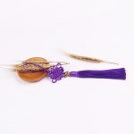 2PC  매듭 술 DIY 펜던트 쥬얼리 의류 장식 액세서리 자동차 키 가방 공예 프린지 : 엘준글로벌