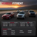 BDFHYK TCK282 엔진 타이밍 벨트 키트, 현대 1996-2011 액센트, 기아 2006-2011 리오, 리오5 1 5L 6L L4 DOHC 호환 TCK282 : 모레파레