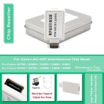 MCG07 칩 리셋 터 (Canon G3880 3881 3890 3891 G4891 G3780 G4880 4881 G4780 G3390 프린터 폐 잉크 탱크 용 포함 : 에스에이글로벌25