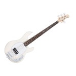 스털링 바이 뮤직맨 스팅레이 레이4 베이스 기타 인 빈티지 크림 Black 4-String : selecto18