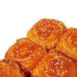 바삭한 전통 허니 꿀빵 대용량 달콤한 케이크 베이커리 간식 콩페이스트-4봉지꿀빵(18조각450g) : 카피바라랜드