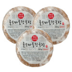 좋은마을 저염 청국장 국산콩 100% 볏집 전통 발효 150g 3개 : 좋은마을식품