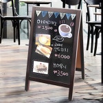 노코필수품 A형 스탠드 블랙보드 식당메뉴 카페홍보 백화점POP 카페보드 : 노코필수품추천샵