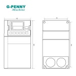 G-Penny 3.7KW 220v/380v 주파수 드라이브 스핀들 모터 속도 제어 3상 0-3200hz 인버터 : 라온상사233