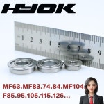 10pcs ABEC-9 플랜지 베어링 F6800 F634 ZZ 2Z : TopScretBox