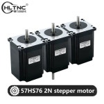 3Pcs 2상 Nema23 57 스테퍼 모터 2Nm 270ozin 3A 76mm 8mm 샤프트 57HS76 스텝 엔진 4 CNC 조각 밀링 머신 용 리드 : 라온상사 237