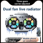 DS-W5 듀얼 TEC 냉각 휴대폰 라디에이터 범용 라이브 쿨러 SL22 Bla : JELLYMARKET